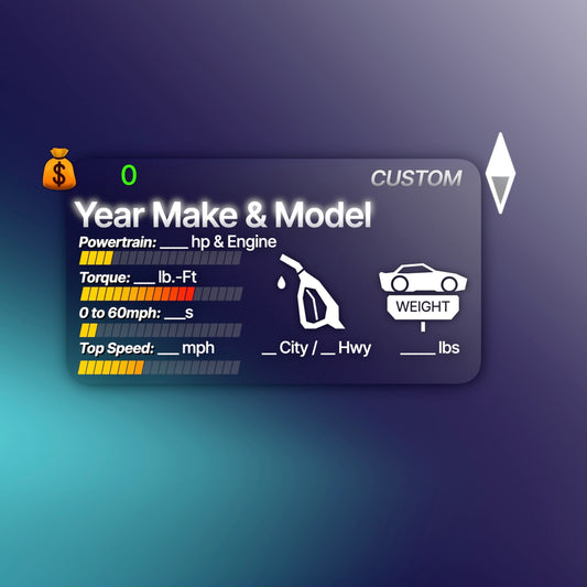 Car Stats Edit | Upload Your Video